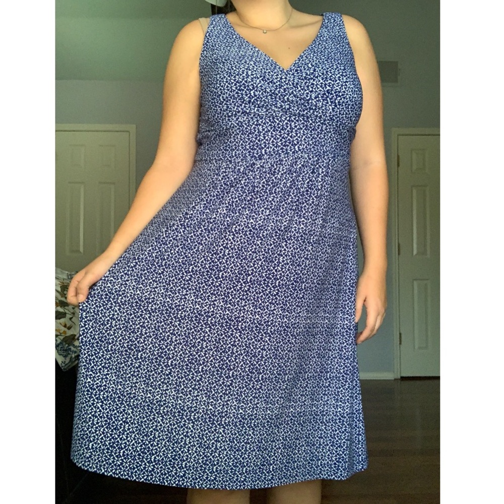 Blue dress